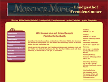 Tablet Screenshot of morcher-muehle.de